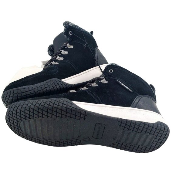 Weatherproof 9 Boots Ruby Outdoor Suede Leather Chunky Winter Lug Snow Shoes - Picture 6 of 14